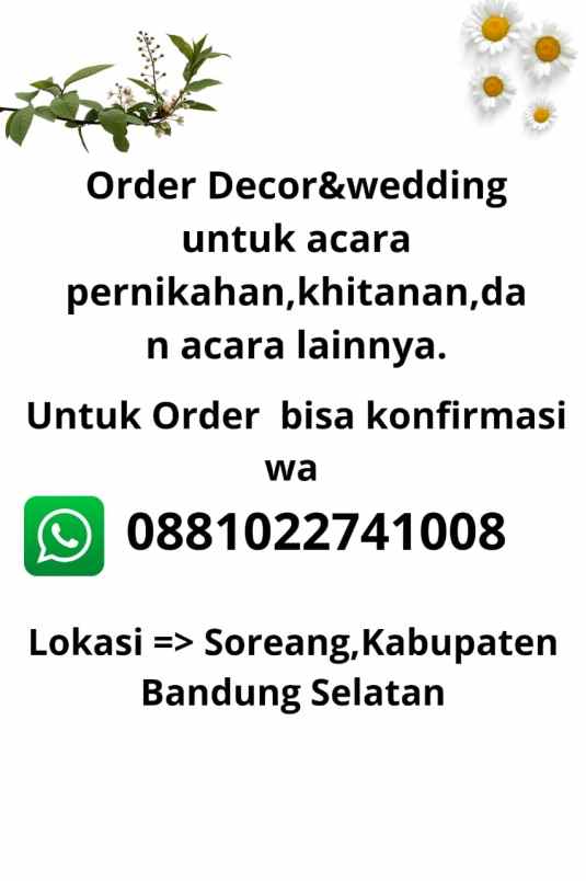 dekorasi rumah bandung