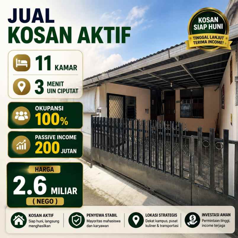 kost ciputat timur