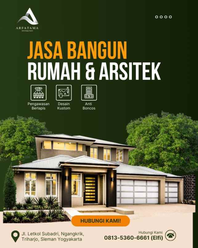 bangunan dan interior sleman