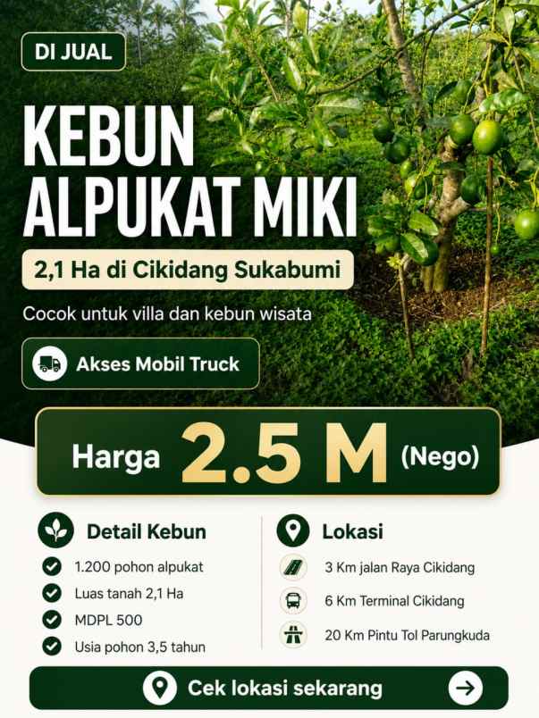 tanah sukabumi