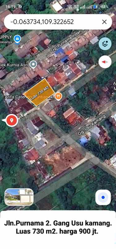 tanah pontianak kota