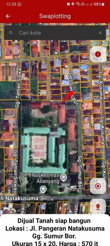 tanah pontianak kota