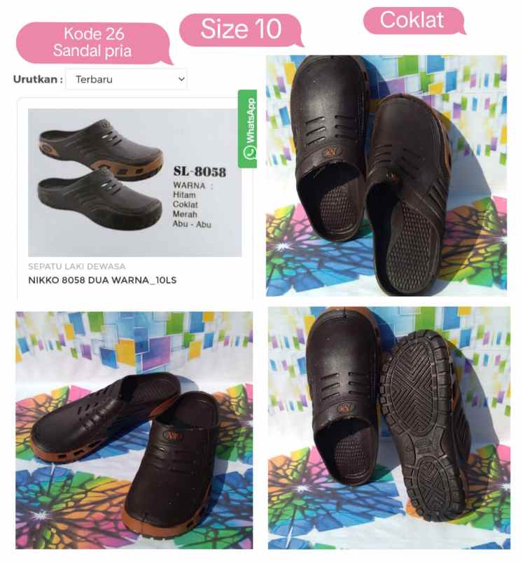 sepatu dan sandal pria ciputat