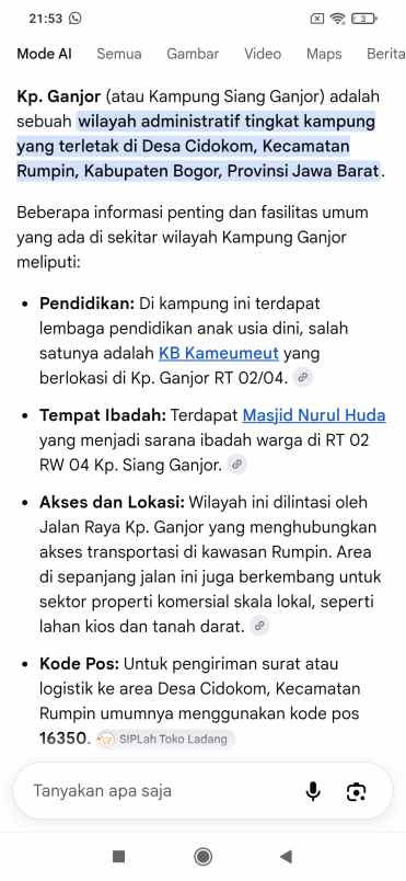 tanah bogor