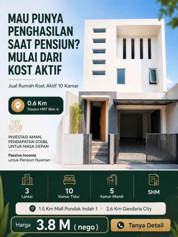 kost jakarta selatan