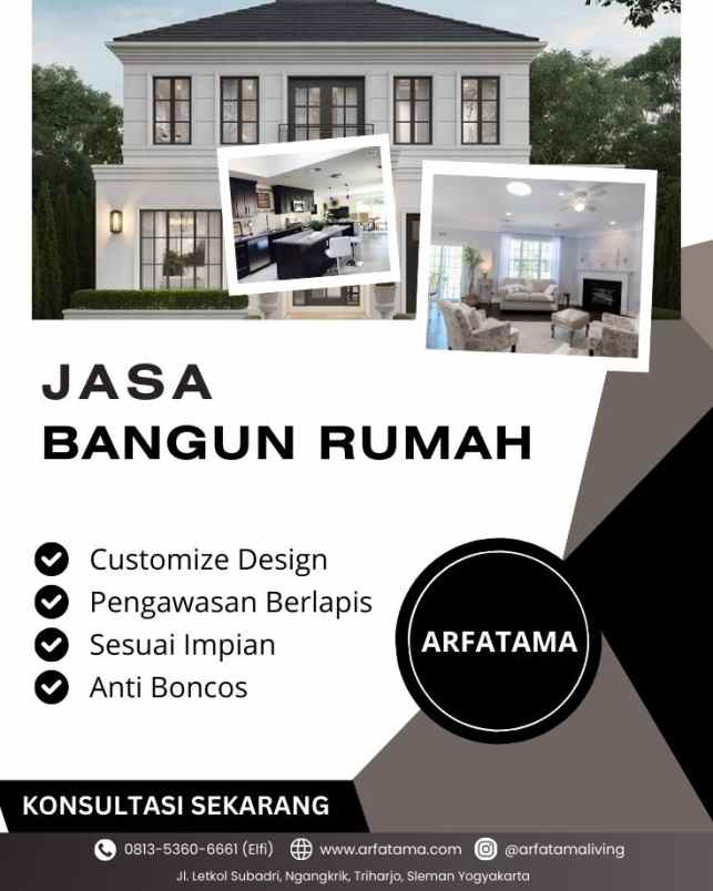 bangunan dan interior sleman