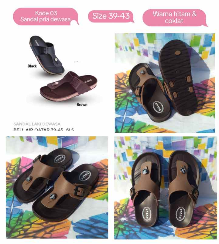 sepatu dan sandal pria ciputat